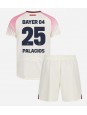 Billige Bayer Leverkusen Exequiel Palacios #25 Bortedraktsett Barn 2025-26 Kortermet (+ Korte bukser)